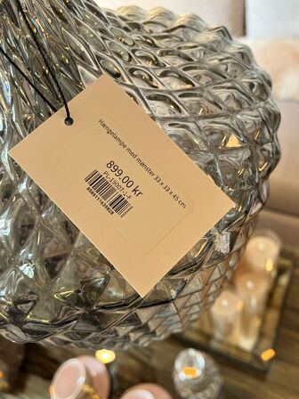 2 stk. Pendle i glas (Læs beskrivelse)