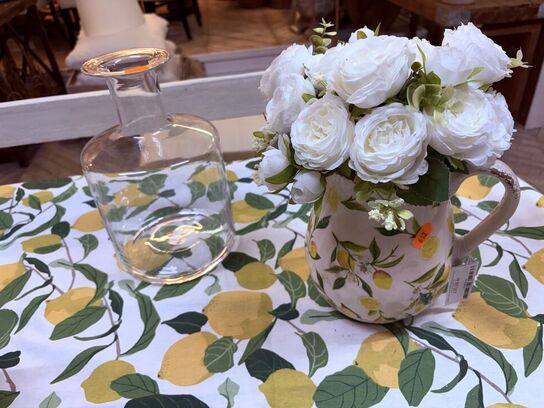 2 stk. Lamper i jern mm.