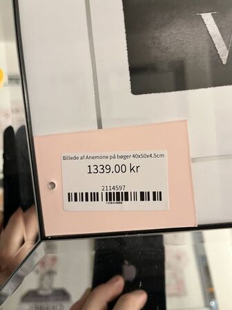 Plakat m. Ramme. VOGUE 40x50 cm.