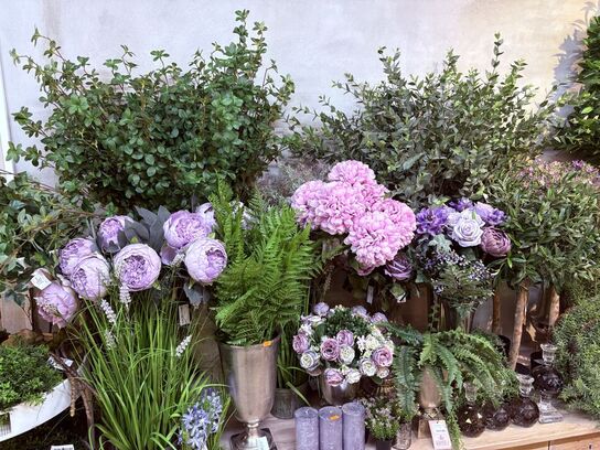 Div. Blomster i plast