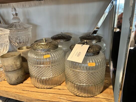 Div. Glasskåle m. Låg mm.