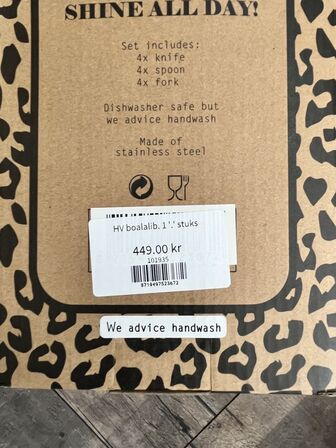 2 stk. Bestiksæt af 12 dele HOUSE VITAMIN