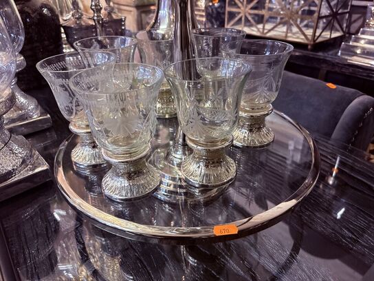 Serveringsfad inkl. Indhold