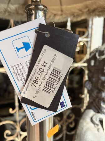 2 stk. Bordlamper  H: 77 cm.