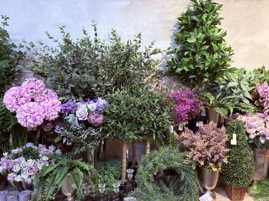 Div. Blomster i plast