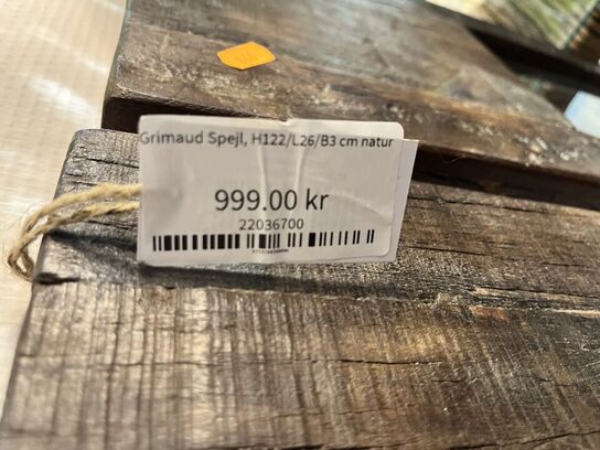 2 stk. Spejle  122x26x3 cm.