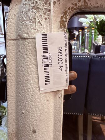 3 stk. Spejle inkl. Ur 55x40/90x60 cm.