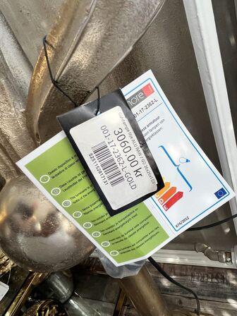 Gulvlampe  H:153 cm.