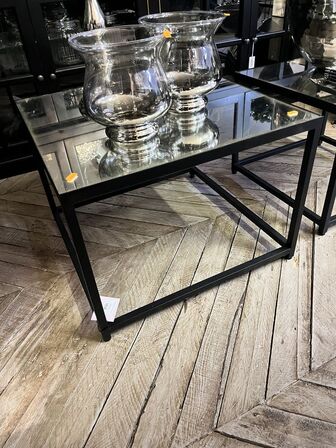 Sofabord m. Glas top 50x50x45