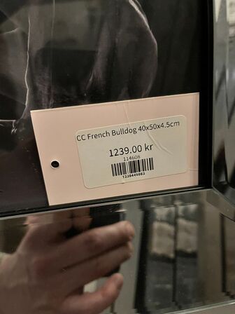 Plakat m. Ramme. VOGUE 40x50 cm.