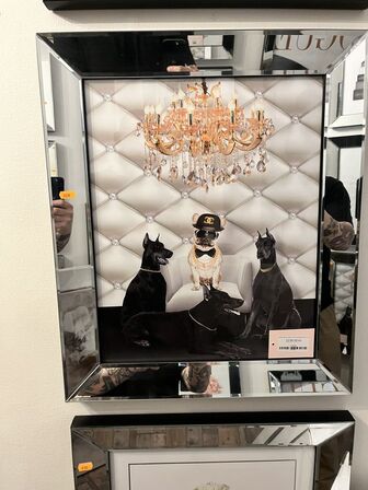 Plakat m. Ramme. CHANEL 40x50 cm