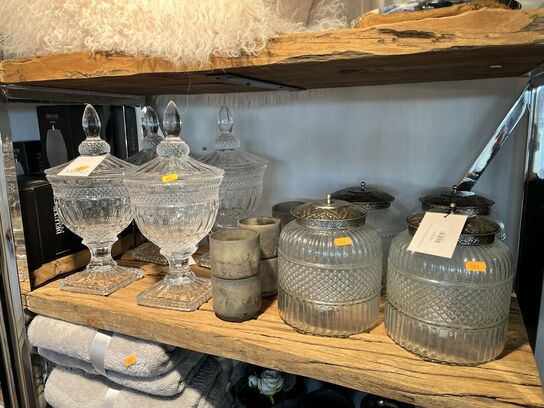 Div. Glasskåle m. Låg mm.