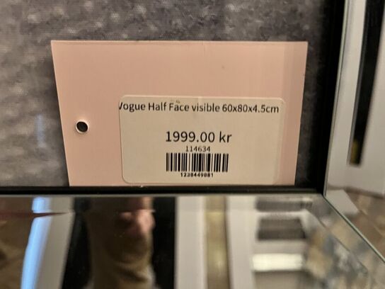 Plakat m. Ramme. VOGUE 60x80 cm.