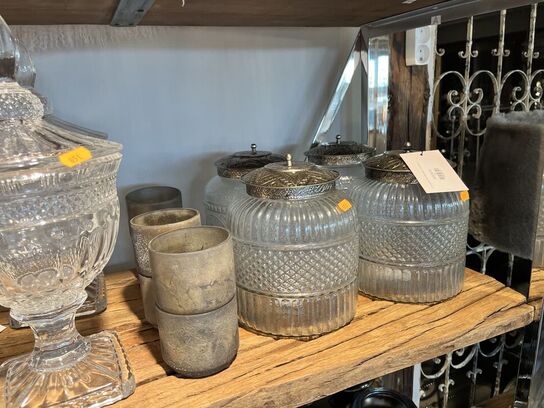 Div. Glasskåle m. Låg mm.