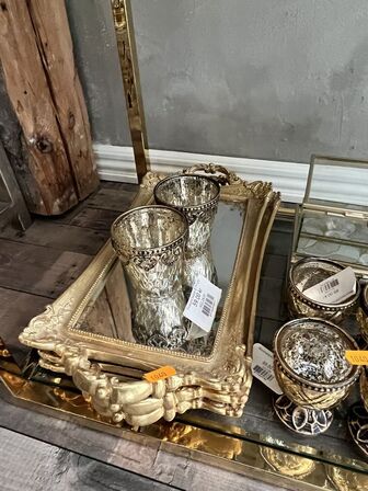 Vinglas inkl. Div. Fyrfadsholder m. Bakker