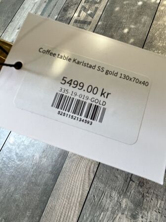 Sofabord   KARLSTAD 130x70x40 cm.