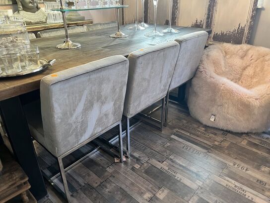 6 stk. spisebordsstole 50x65x82 cm.