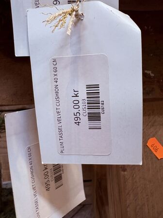 5 stk. Puder 40x60 cm.