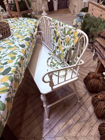 Plankebord m. Dug inkl. Jernbænk 220x100 cm.