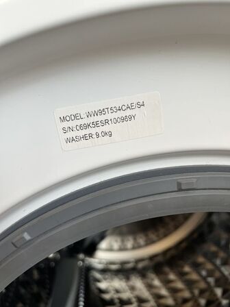 Vaskemaskine SAMSUNG WW95T534CAE/S4