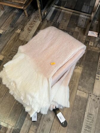 2 stk. Uldtæpper NATURESCOLLECTION 130x170 cm.