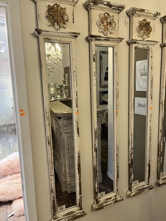 4 stk. Spejle 27x6x144 cm.