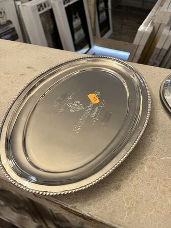 Glasvase m. Lys inkl. Fad