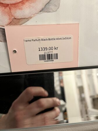 Plakat m. Ramme. VOGUE 40x50 cm.