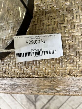 6 stk. Lanterne lamper