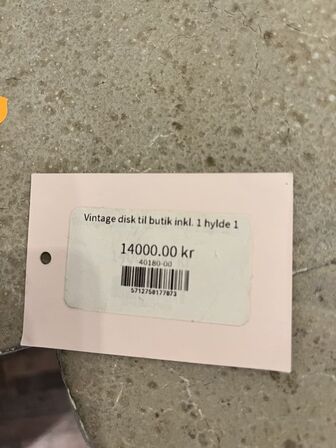 Vintage disk 200x50x175 cm.