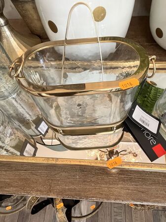 Isterningsholder m. Glasbakke. COLMORE