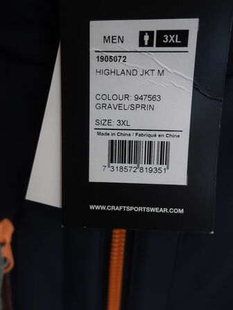 Arbejdsjakke CRAFT HIGHLAND str. 3XL