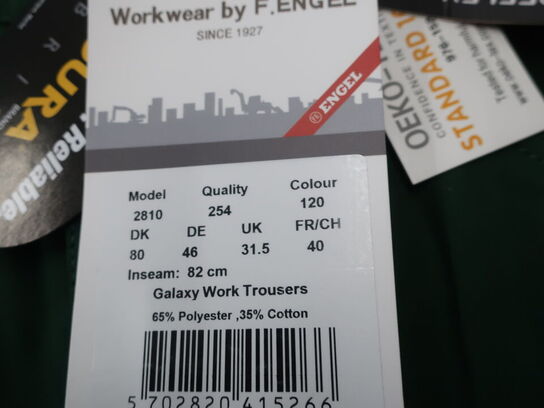 Arbejdsbukser ENGELL str. 80/82 cm