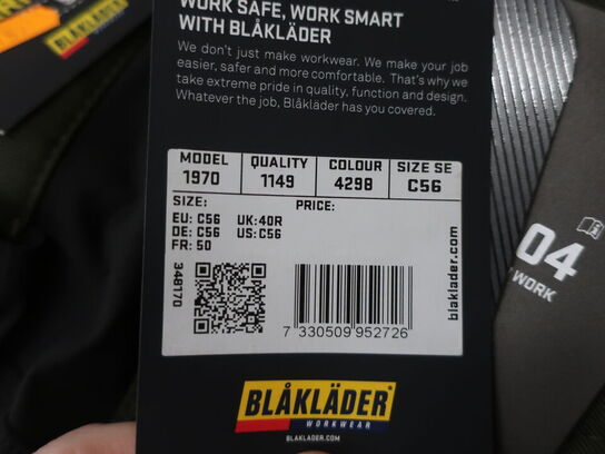 Arbejdsbukser BLÅKLÄDER str. C56