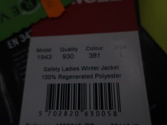 Arbejdsjakke ENGELL 1943 str. L