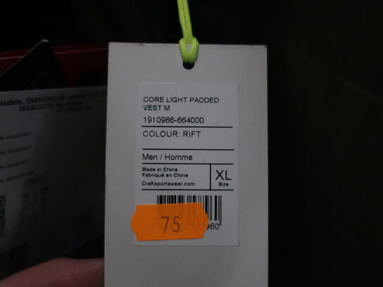 Arbejdsvest CRAFT CORE LIGHT str. XL