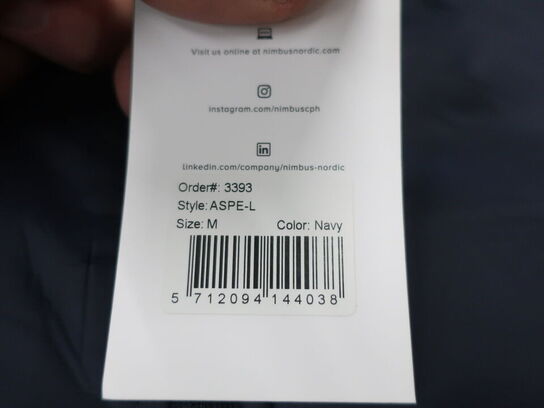 Arbejdsjakke NIMBUS ASPEN str. M