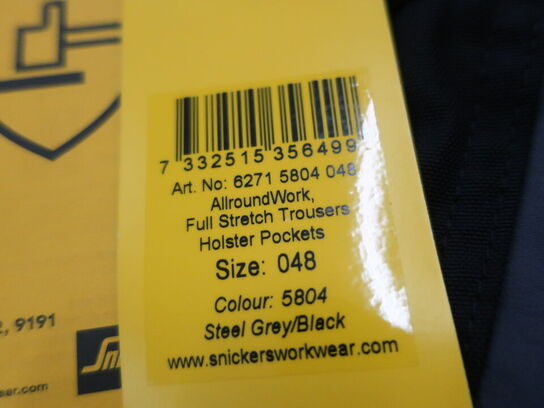 Arbejdsbukser SNICKERS str. 048