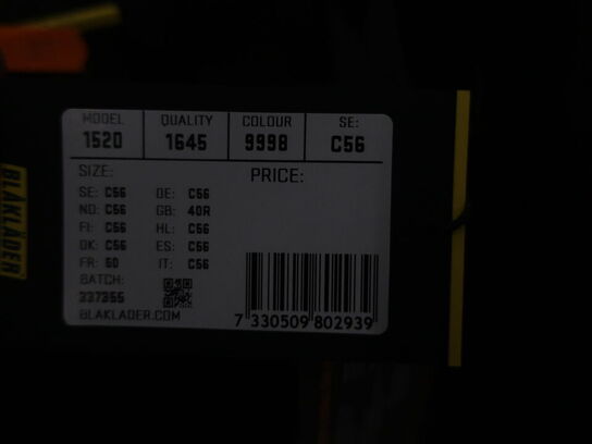 Arbejdsshorts BLÅKLÄDER str. C56