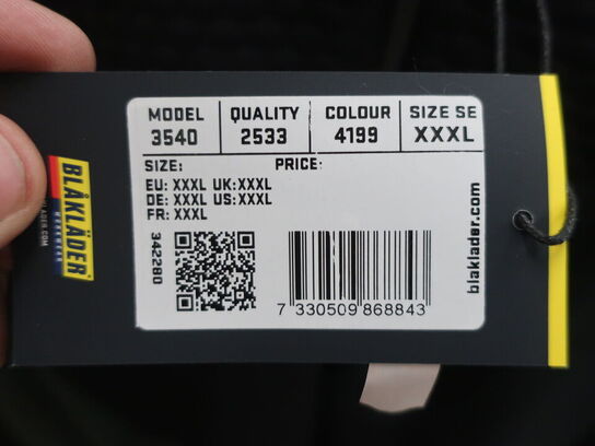 Arbejdstrøje BLÅKLÄDER 3540 str. XXXL