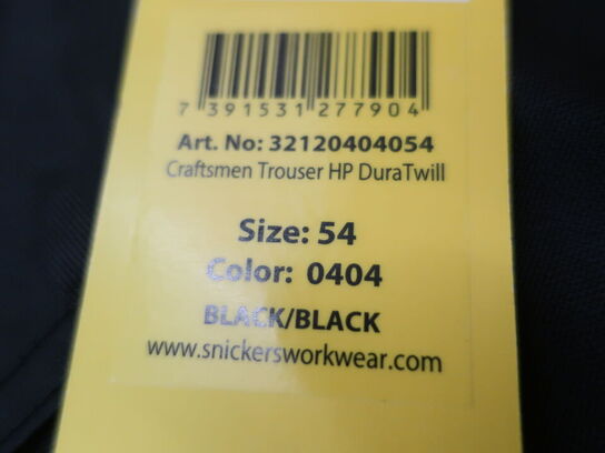 Arbejdsbukser SNICKERS str. 54