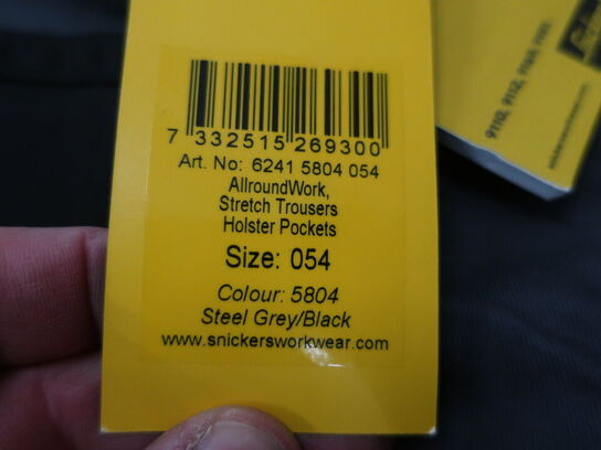 Arbejdsbukser SNICKERS str. 054