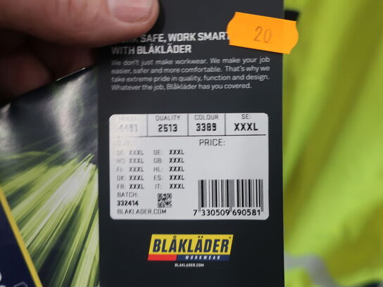 Arbejdsjakke BLÅKLÄDER 4491 str. XXXL