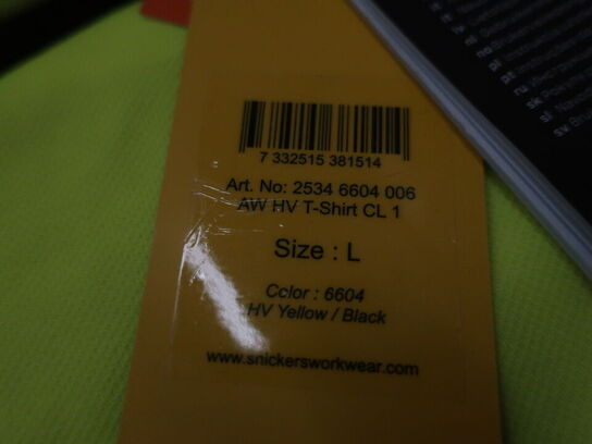 Arbejdstrøje SNICKERS str. L