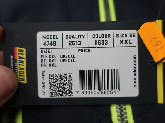 Arbejdsjakke BLÅKLÄDER 4749 str. XXL