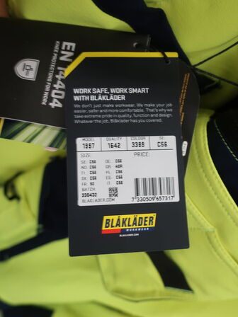 Arbejdsbukser BLÅKLÄDER str. C56