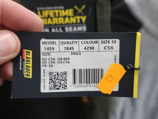 Arbejdsbukser BLÅKLÄDER str. C56