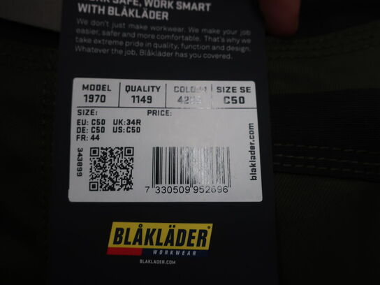 Arbejdsbukser BLÅKLÄDER str. C50