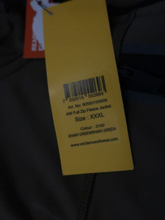 Arbejdstrøje SNICKERS str. XXXL