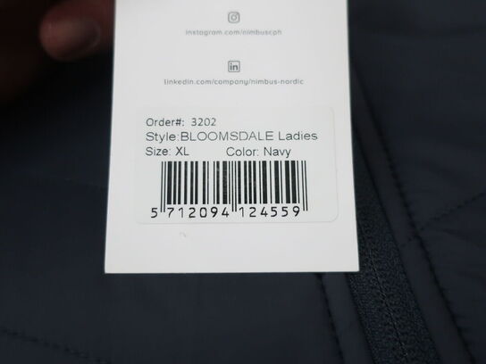 Arbejdsjakke NIMBUS BLOOMSDALE str. XL